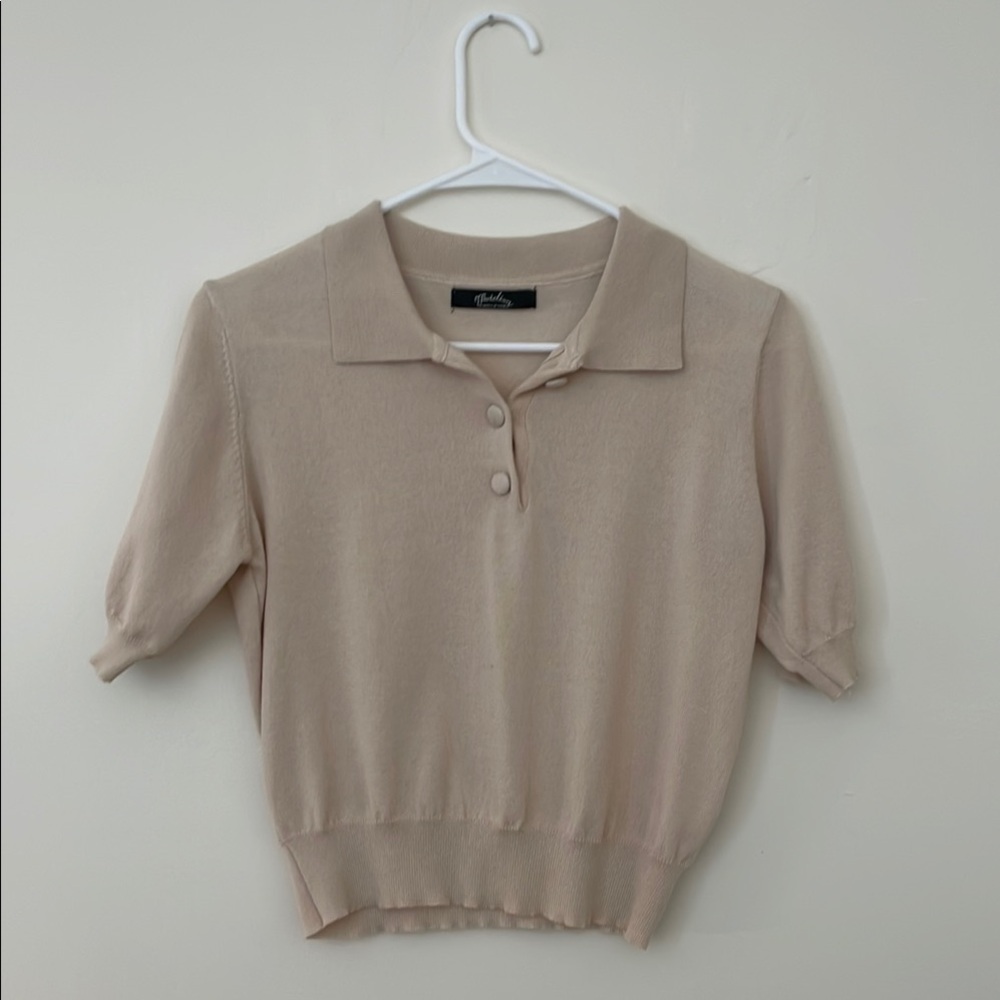 Classic Beige Women's Top